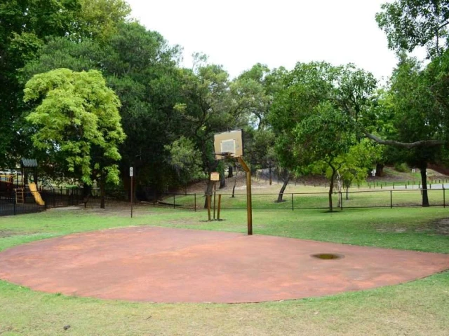 Profile of the basketball court Banks Reserve, Mount Lawley, Australia