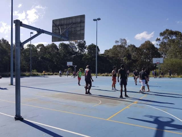 Profile of the basketball court The Ponds - Jonas Bradley Oval, The Ponds, Australia