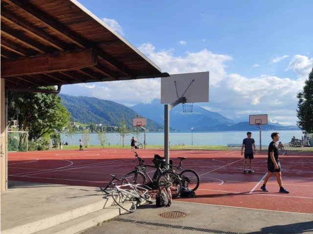 Profile of the basketball court Schützenmatt, Zug, Switzerland