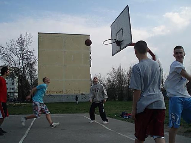 Profile of the basketball court Dunajská, Šamorín, Slovakia