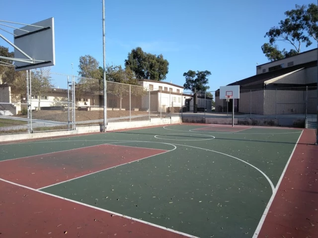 Profile of the basketball court Linda Vista Community Park, San Diego, CA, United States