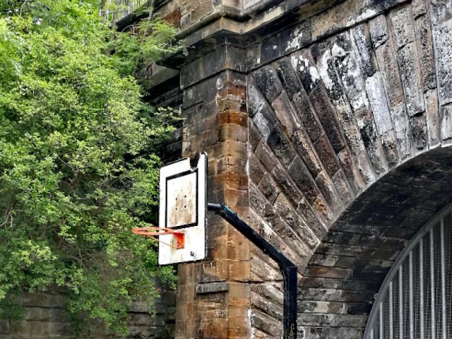 Profile of the basketball court King George V Park Court, Edinburgh, United Kingdom