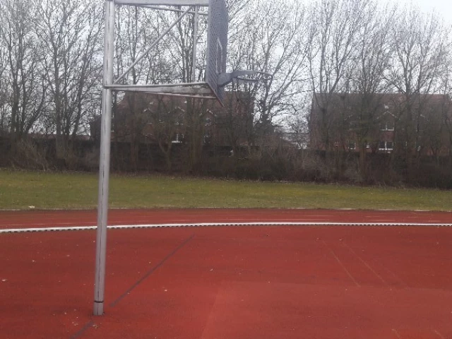 Profile of the basketball court Gahlendorfer Weg, Fehmarn, Germany