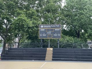Photo of the basketball court “Rucker Park” in New York City, NY, United States