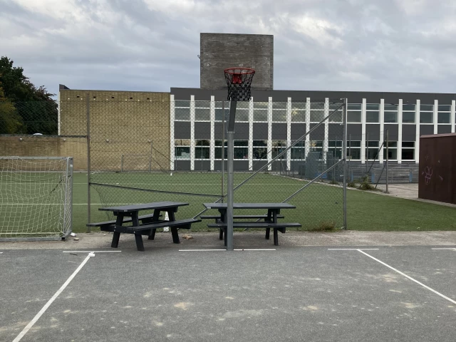 Profile of the basketball court Kildegaardskole, Hellerup, Denmark