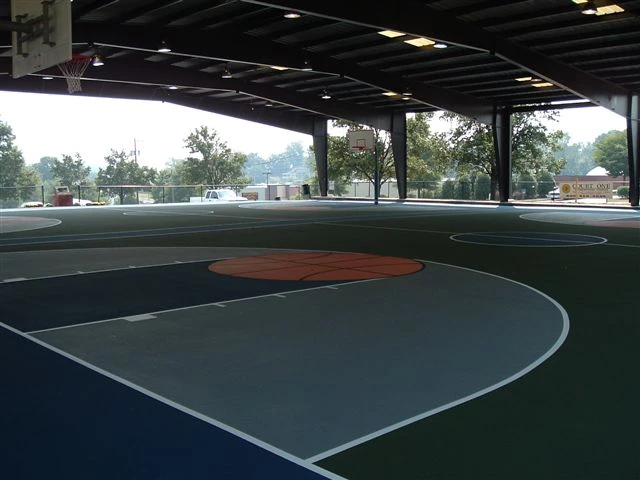 Profile of the basketball court Rupert Bell Rec Center, Winston-Salem, NC, United States