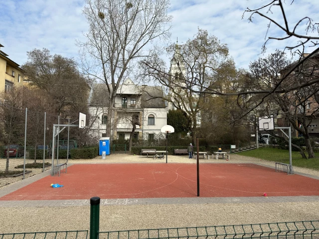 Profile of the basketball court Karoli Court, Budapest, Hungary