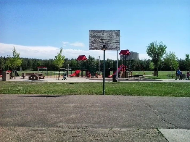 Profile of the basketball court Callingwood School, Edmonton, Canada