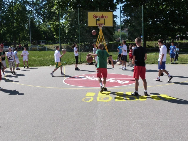 Profile of the basketball court OS Kadinjaca, Loznica, Serbia