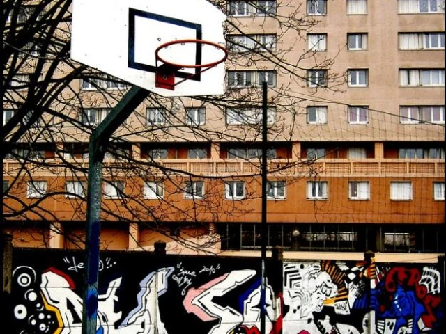 Profile of the basketball court Gare Nanterre U, Nanterre, France