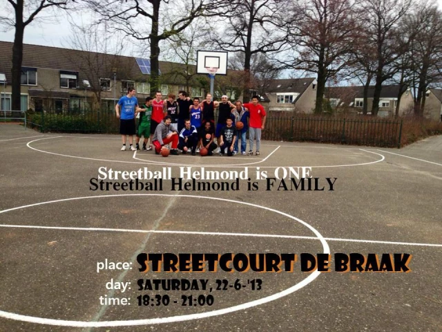 Profile of the basketball court Streetcourt Brouwhuis, Helmond, Netherlands