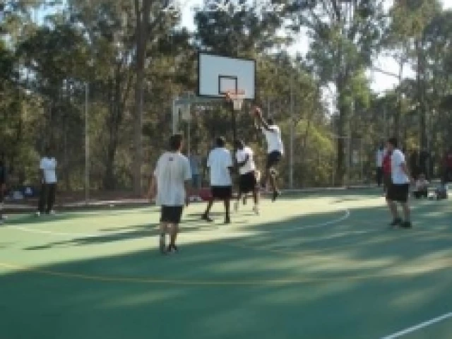 Profile of the basketball court Griffith University, Brisbane, Australia