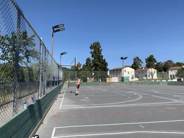 Profile of the basketball court Hamilton Field, Novato, CA, United States