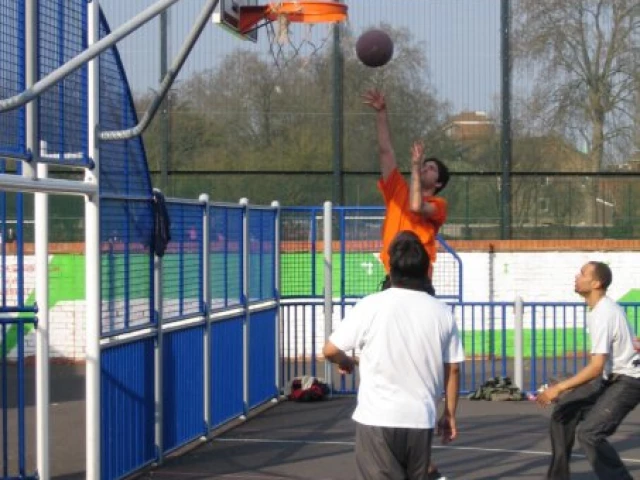 Profile of the basketball court Oval Court, London, United Kingdom