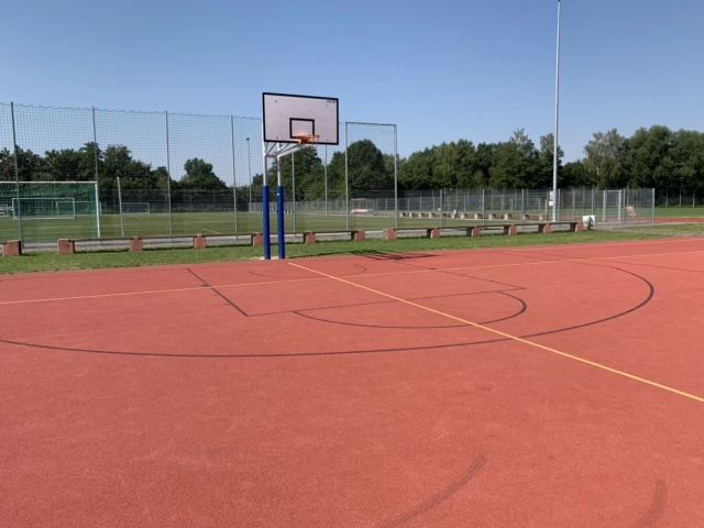 Profile of the basketball court Scheyern Public School, Scheyern, Germany