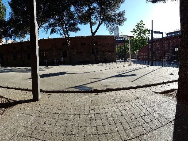 Profile of the basketball court Cancha del Matadero, Saragossa, Spain
