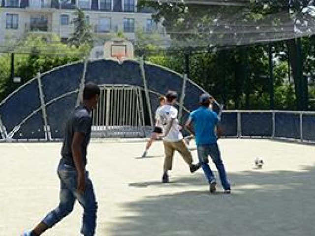Profile of the basketball court Parc des Couronnes, Courbevoie, France