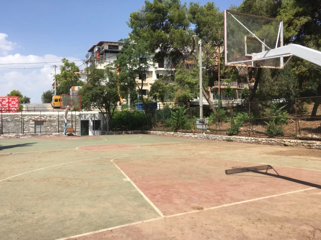 Profile of the basketball court Gyzi, Athens, Greece