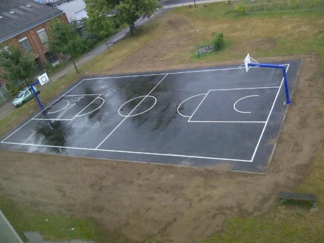 Profile of the basketball court EKS Court, Kassel, Germany