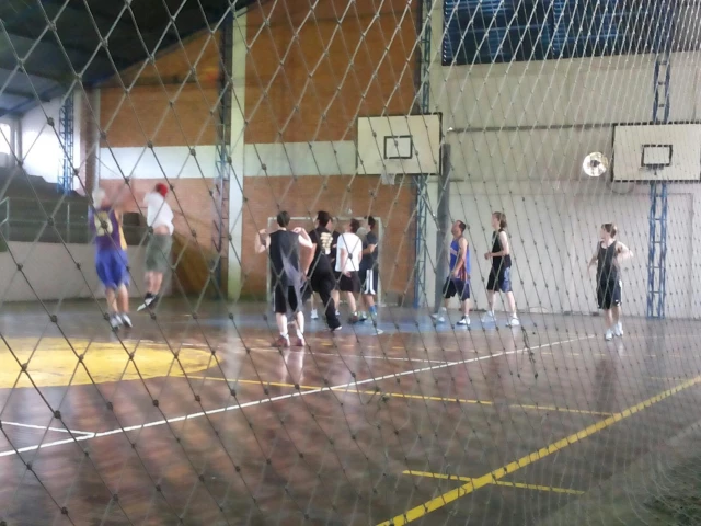 Profile of the basketball court CIMOL, Taquara, Brazil