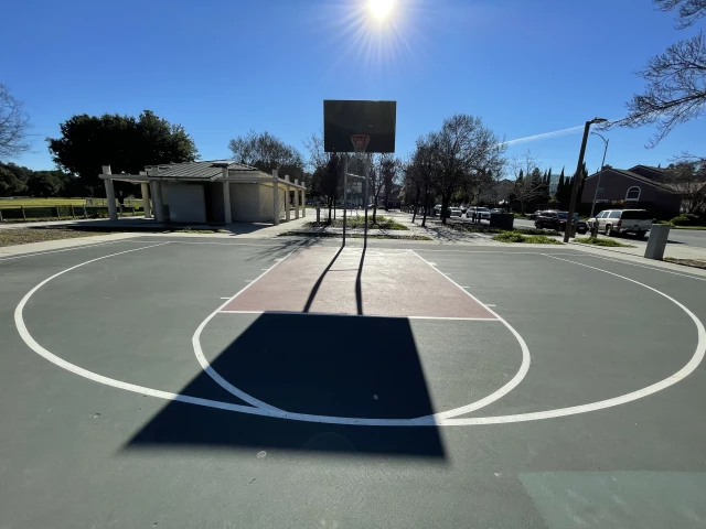 Profile of the basketball court Forsum Court at Metcalf Park, San Jose, CA, United States