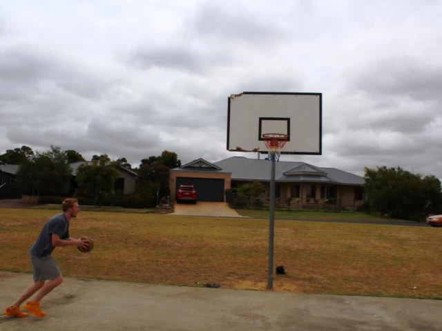 Profile of the basketball court Riverslea Court, Margaret River, Australia