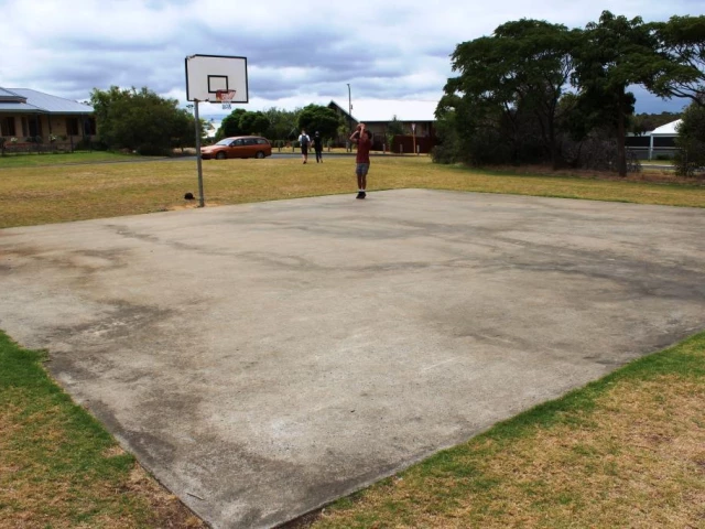 Profile of the basketball court Riverslea Court, Margaret River, Australia