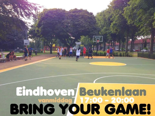 Profile of the basketball court Streetcourt Beukenlaan, Eindhoven, Netherlands