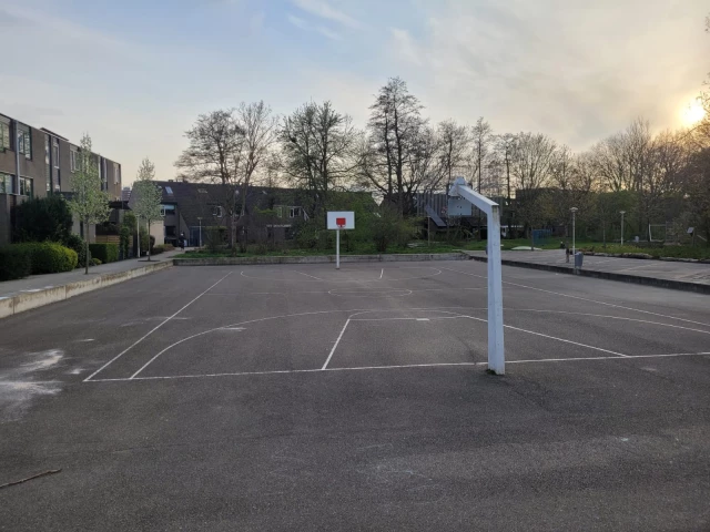 Profile of the basketball court Parkdreef, Zoetermeer, Netherlands
