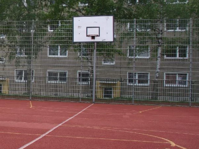 Profile of the basketball court Scultetus Mittelschule/ GR-Königshufen, Görlitz, Germany
