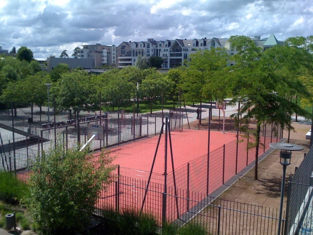 Profile of the basketball court Parc des sports Michel Ricard, Rueil-Malmaison, France