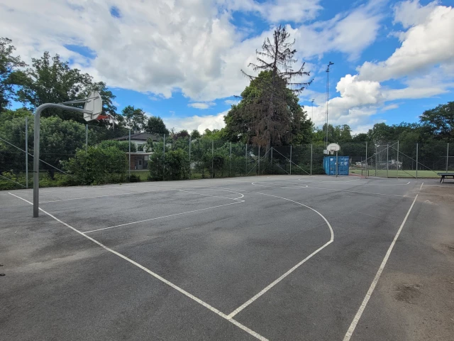 Profile of the basketball court Skuru Skola, Nacka, Sweden