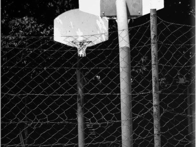 Profile of the basketball court Jutasi, Veszprém, Hungary