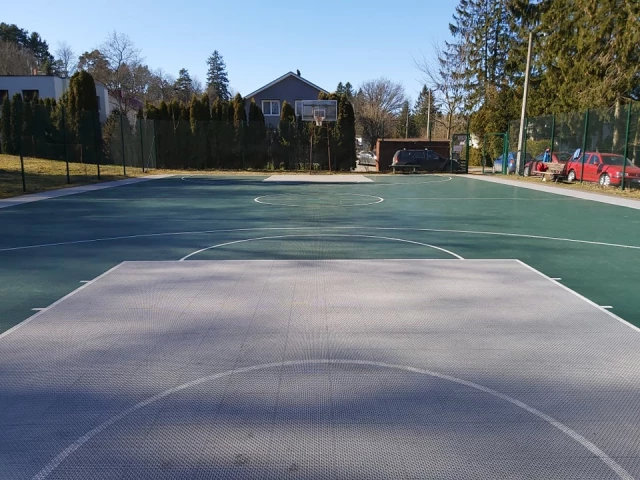 Profile of the basketball court Jõekalda, Tallinn, Estonia