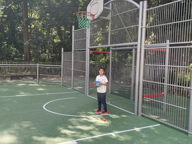 Profile of the basketball court Parc de la Sauvagère, Uccle, Belgium