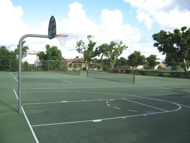 Two courts in Lakeview Park, Boca Raton