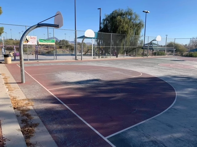 Basketball Court During Corona Times