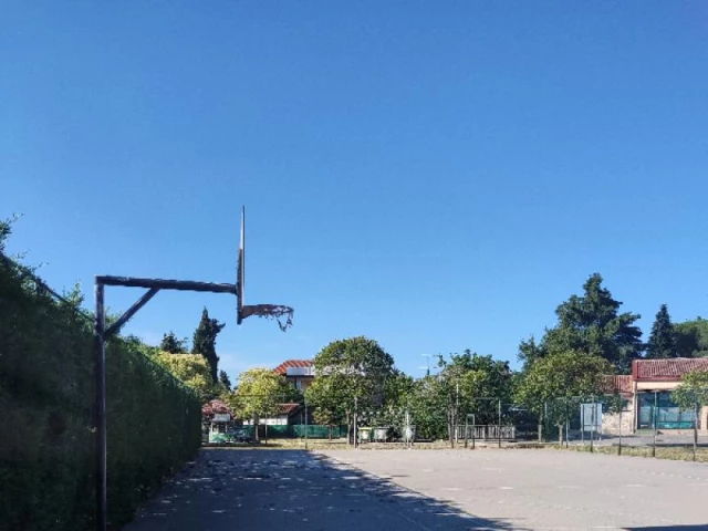 Profile of the basketball court Tri palme, Novigrad, Croatia
