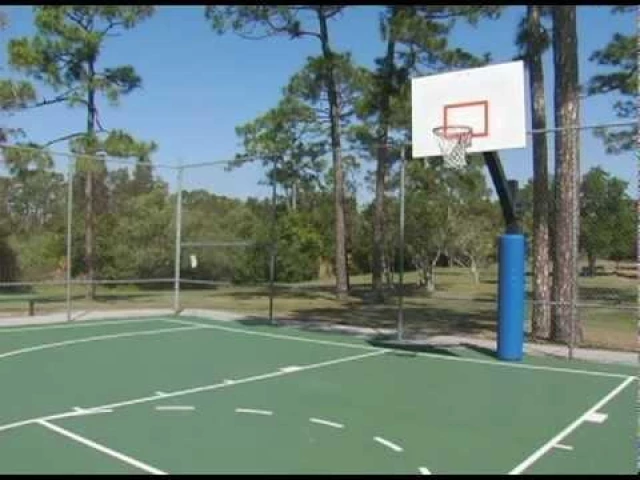 Profile of the basketball court Lyngate Park, Port St. Lucie, FL, United States