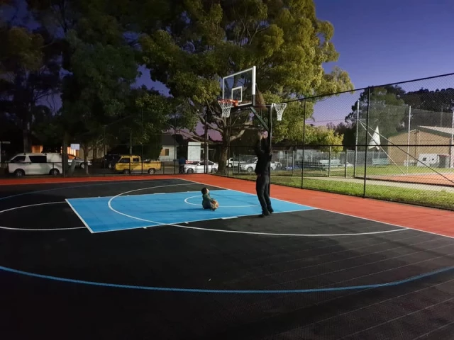 Profile of the basketball court Smith Park, East Hills, Australia