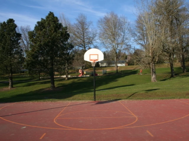 The full court in Gabriel Park.