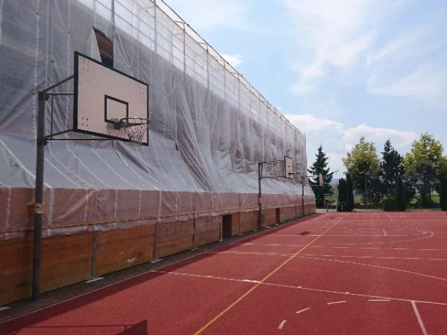 Profile of the basketball court School Court Cham, Cham, Switzerland