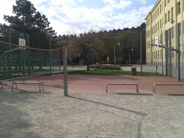 Profile of the basketball court Max Winter Park, Wien, Austria