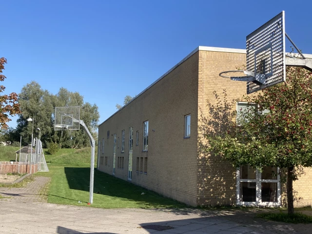 Profile of the basketball court Skovvangskolen, Glostrup, Denmark