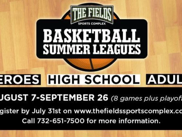 Basketball Leagues at The Fields Sports Complex!