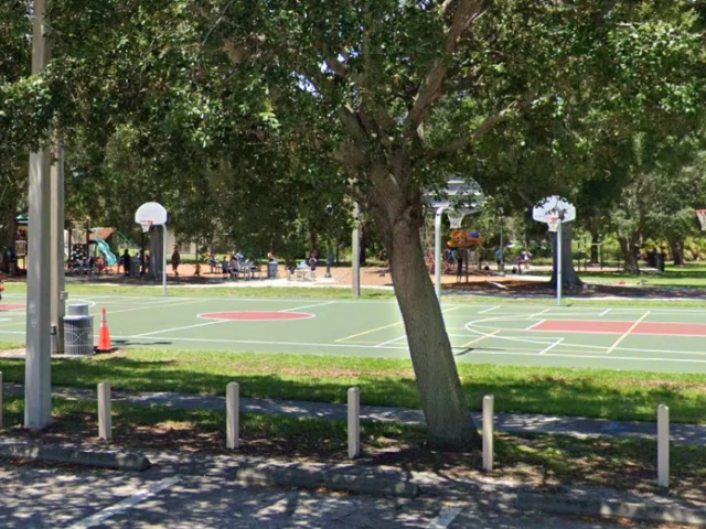 Profile of the basketball court Countryside Rec Park, Clearwater, FL, United States
