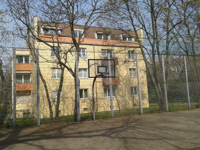 Profile of the basketball court Heinz Conrads Park, Wien, Austria