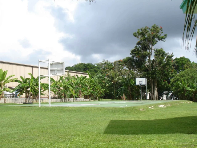 Profile of the basketball court Calvary Christian Academy, Saipan, Northern Mariana Islands