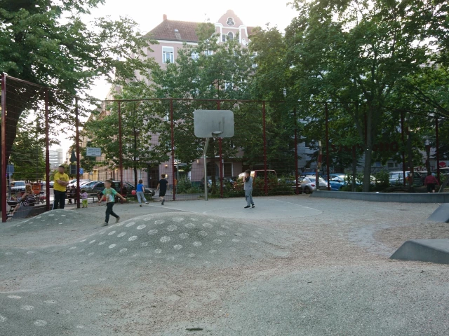 Court - from East side