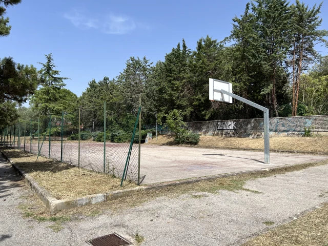Profile of the basketball court Strada Pian della Genna, Perugia, Italy